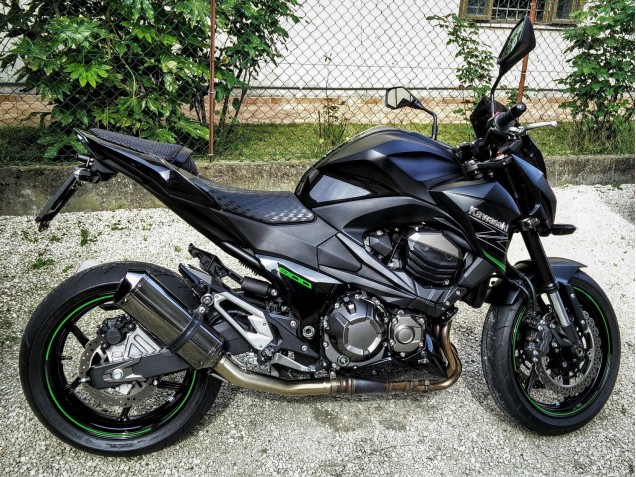 Kawasaki Z1000 Motorrad Verkleidung 2014-2019 - Schwarz Grun