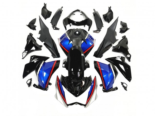 Kawasaki Z1000 Motorrad Verkleidung 2014-2019 - Glanzendes Schwarz Matt Schwarz Blau Rot Weiss