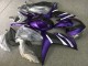 Yamaha YZF R3/R25 Motorrad Verkleidung 2015-2018 - Weiss Lila Matt Schwarz