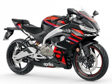 Aprilia RS457 Motorrad Verkleidung 2024-2025 - Matt Schwarz Rot