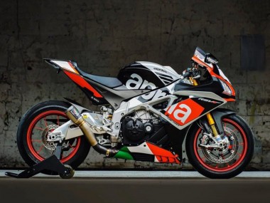 Aprilia RSV4 1000 Motorrad Verkleidung 2009-2015 - Matt Schwarz Silber Rot Grun