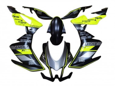 Aprilia RSV4 1000 Motorrad Verkleidung 2016-2020 - Matt Schwarz Grau Gelb