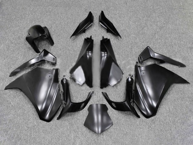 Honda VFR 1200 Motorrad Verkleidung 2010-2014 - Matt Schwarz Glanzendes Schwarz