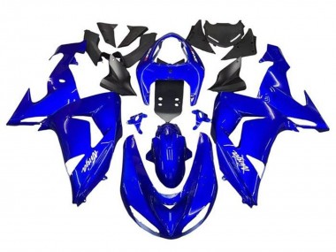 Kawasaki ZX10R Motorrad Verkleidung 2006-2007 - Blau Weiss