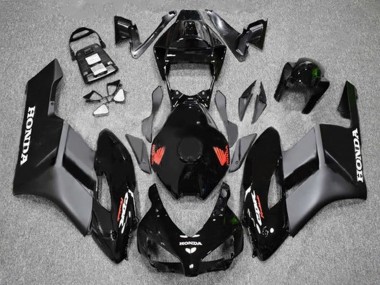 Honda CBR1000RR Motorrad Verkleidung 2004-2005 - Glanzendes Schwarz Matt Schwarz Rot