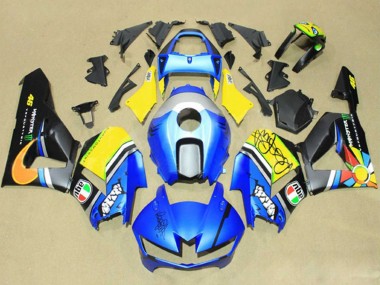 Honda CBR600RR Motorrad Verkleidung 2013-2023 - Blau Gelb Matt Schwarz Grun Monster