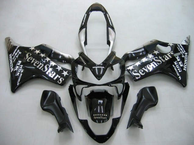 Honda CBR600 F4i Motorrad Verkleidung 2004-2007 - Glanzendes Schwarz SevenStars