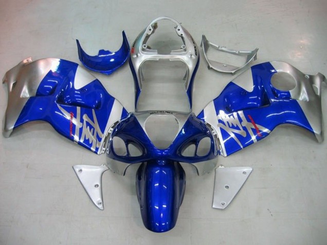 Suzuki GSXR 1300 Hayabusa Motorrad Verkleidung 1996-2007 - Blau Silber Rot