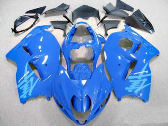 Suzuki GSXR 1300 Hayabusa Motorrad Verkleidung 1996-2007 - Blau Hellblau