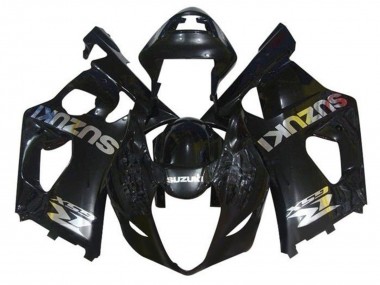 Suzuki GSXR 1000 Motorrad Verkleidung 2003-2004 - Glanzendes Schwarz Chrome