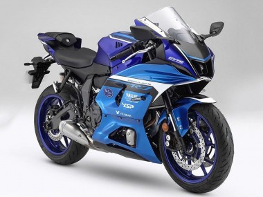 Yamaha YZF R7 Motorrad Verkleidung 2021-2024 - Matt Blau Matt Hellblau