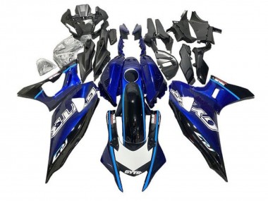Yamaha YZF R7 Motorrad Verkleidung 2021-2024 - Blau Schwarz Hellblau