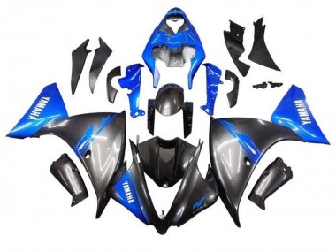 Yamaha YZF 1000 R1 Motorrad Verkleidung 2009-2011 - Blau Grau Schwarz