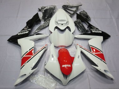 Yamaha YZF 1000 R1 Motorrad Verkleidung 2004-2006 - Weiss Rot Schwarz