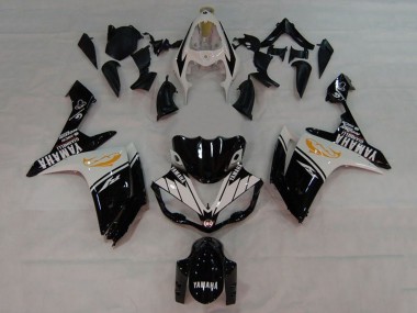 Yamaha YZF 1000 R1 Motorrad Verkleidung 2007-2008 - Weiss Schwarz Orange Dolphin