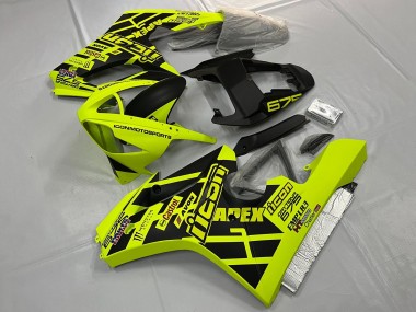 Triumph Daytona 675 Triple Motorrad Verkleidung 2006-2008 - Gelb Matt Schwarz