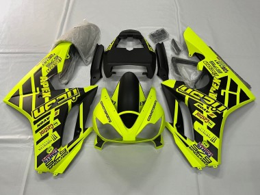 Triumph Daytona 675 Triple Motorrad Verkleidung 2006-2008 - Gelb Matt Schwarz