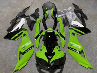 Kawasaki ZX4R ZX-4RR Motorrad Verkleidung 2019-2025 - Grun Schwarz Weiss
