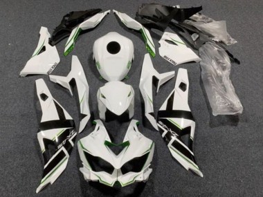 Kawasaki ZX4R ZX-4RR Motorrad Verkleidung 2019-2025 - Weiss Schwarz Grun