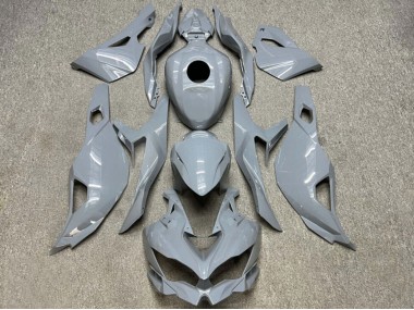 Kawasaki ZX4R ZX-4RR Motorrad Verkleidung 2019-2025 - Glanzendes Nardo Grau
