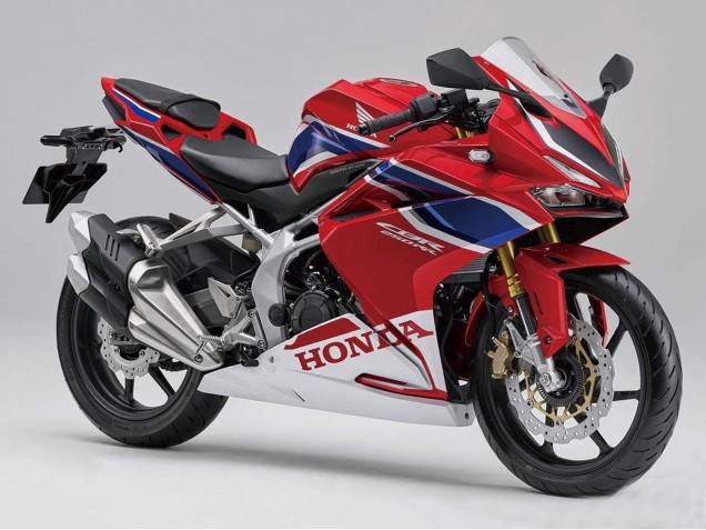 Honda CBR250RR Motorrad Verkleidung 2017-2022 - Rot Blau Weiss