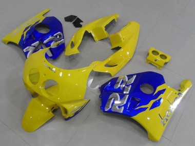Honda CBR250RR MC22 Motorrad Verkleidung 1990-1998 - Gelb Blau