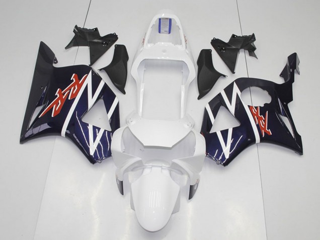 Honda CBR900RR 954 Motorrad Verkleidung 2002-2003 - Dunkel Blau Weiss