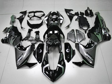 Honda CBR1000RR Motorrad Verkleidung 2017-2023 - Silber Glanzendes Schwarz HRC