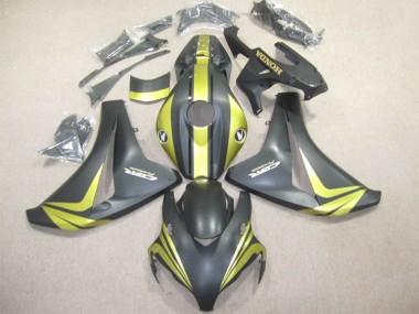 Honda CBR1000RR Motorrad Verkleidung 2008-2011 - Gelb Matt Schwarz