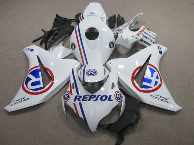 Honda CBR1000RR Motorrad Verkleidung 2008-2011 - Weiss Rot Blau Repsol