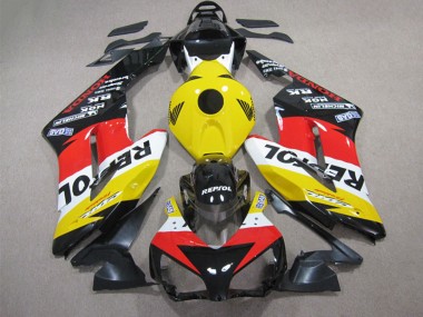 Honda CBR1000RR Motorrad Verkleidung 2004-2005 - Gelb Weiss Rot Glanzendes Schwarz Repsol