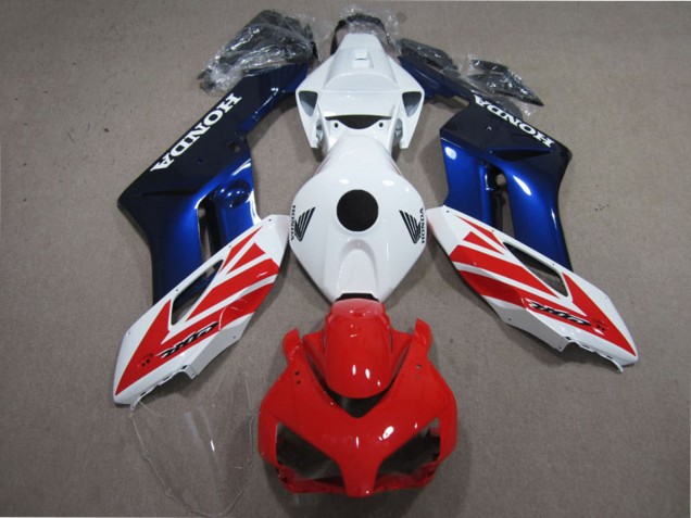 Honda CBR1000RR Motorrad Verkleidung Kit 2004-2005 - Weiss Rot Blau