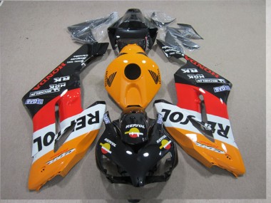 Honda CBR1000RR Motorrad Verkleidungen Kit 2004-2005 - Orange Weiss Rot Glanzendes Schwarz Repsol