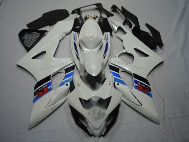 Suzuki GSXR 1000 Motorrad Verkleidung Kit 2007-2008 - Weiss Blau Rot