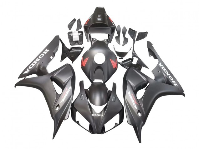 Honda CBR1000RR Motorrad Verkleidung 2006-2007 - Matt Schwarz