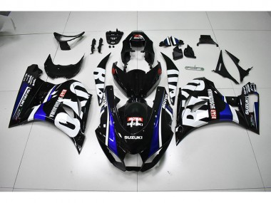 Suzuki GSXR 1000 2017-2023 Verkleidungen - Schwarz Weißes Motul