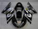 Suzuki GSXR 1000 K1 2000-2002 Verkleidungen - Silber Schwarz Suzuki GSXR 1000 K1 2000-2002 Verkleidungen - Silber Schwarz