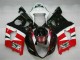 Suzuki GSXR 1000 K3 2003-2004 Verkleidung - Rot Schwarz Suzuki GSXR 1000 K3 2003-2004 Verkleidung - Rot Schwarz