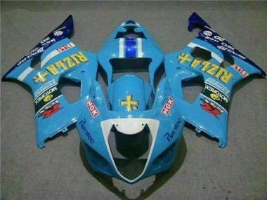 Suzuki GSXR 1000 K3 2003-2004 Verkleidungen - Blau