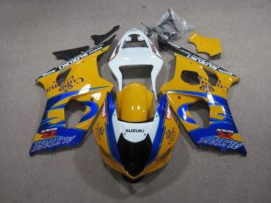 Suzuki GSXR 1000 K3 2003-2004 Verkleidungen - Gelb Blau Corona Extra