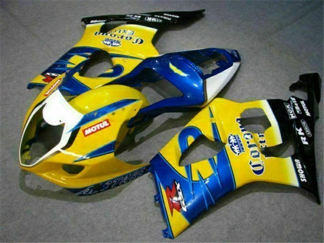 Suzuki GSXR 1000 K3 2003-2004 Verkleidungen - Gelb Blau Suzuki GSXR 1000 K3 2003-2004 Verkleidungen - Gelb Blau