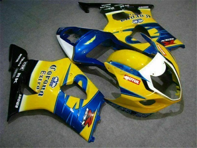 Suzuki GSXR 1000 K3 2003-2004 Verkleidungen - Gelb Blau Suzuki GSXR 1000 K3 2003-2004 Verkleidungen - Gelb Blau