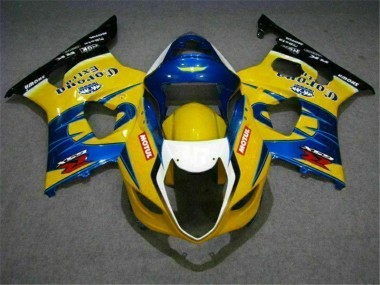 Suzuki GSXR 1000 K3 2003-2004 Verkleidungen - Gelb Blau