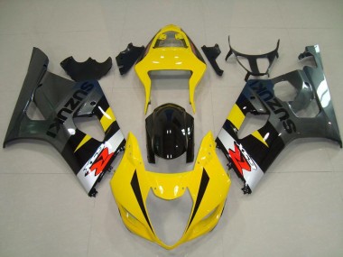 Suzuki GSXR 1000 K3 2003-2004 Verkleidungen - Gelb Grau