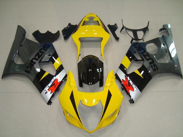 Suzuki GSXR 1000 K3 2003-2004 Verkleidungen - Gelb Grau Suzuki GSXR 1000 K3 2003-2004 Verkleidungen - Gelb Grau