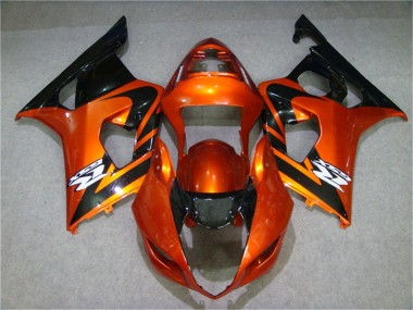 Suzuki GSXR 1000 K3 2003-2004 Verkleidungen - Orange Schwarz