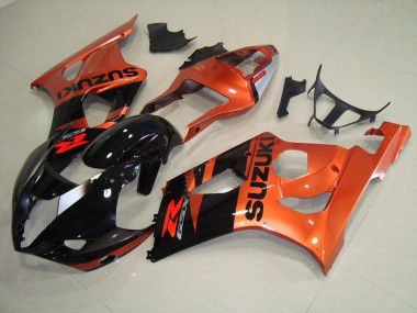 Suzuki GSXR 1000 K3 2003-2004 Verkleidungen - Orange und Schwarz