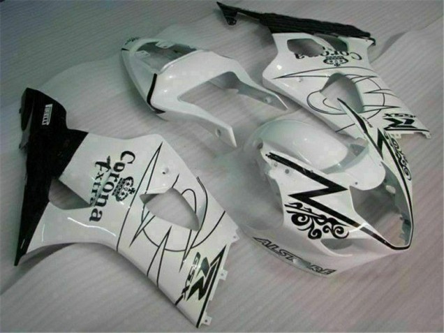 Suzuki GSXR 1000 K3 2003-2004 Verkleidungen & Plastik - Weiß