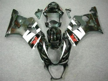 Suzuki GSXR 1000 K3 2003-2004 Verkleidungen & Plastik - Weiß Schwarz