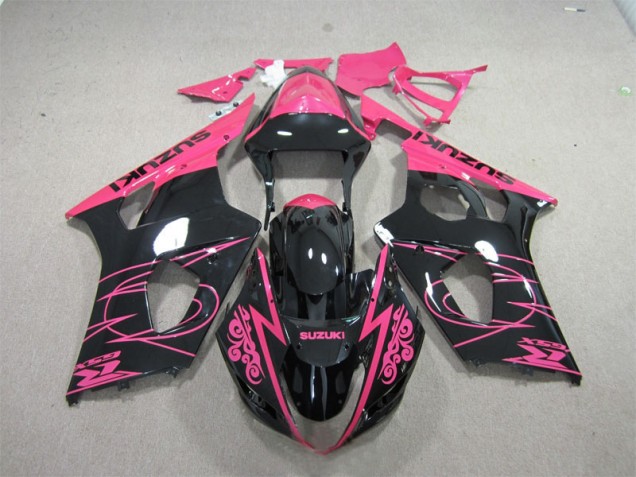 Suzuki GSXR 1000 K3 2003-2004 Verkleidungen - Rosa Schwarz Suzuki GSXR 1000 K3 2003-2004 Verkleidungen - Rosa Schwarz